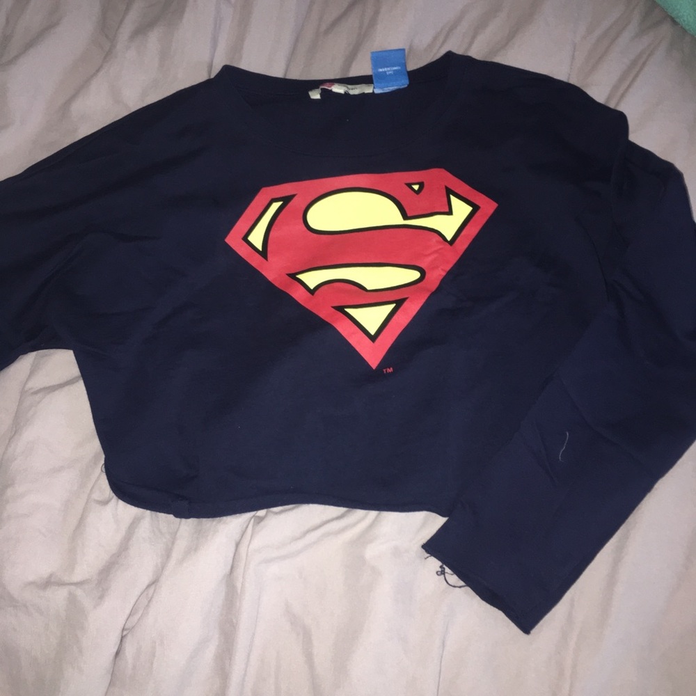 Superman crop top